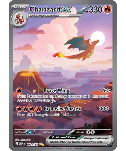Scarlet & Violet 151 199/165- Charizard ex [Special Illustration Rare]