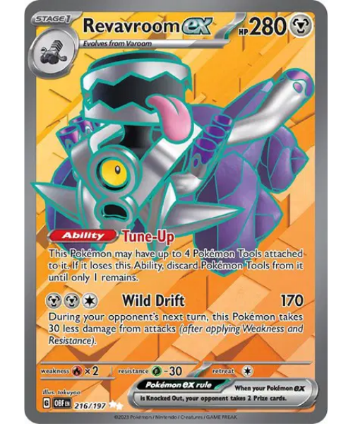 Scarlet & Violet Obsidian Flames 216/197 - Revavroom ex [Ultra Rare]