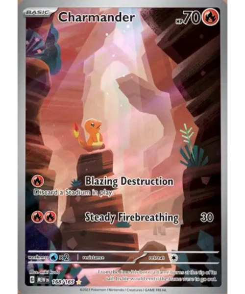 Scarlet & Violet 151 168/165 - Charmander [Illustration Rare]