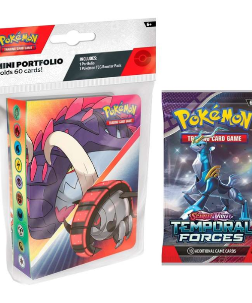 Pokemon TCG Scarlet & Violet Temporal Forces Mini Portfolio (Incl. one pack)