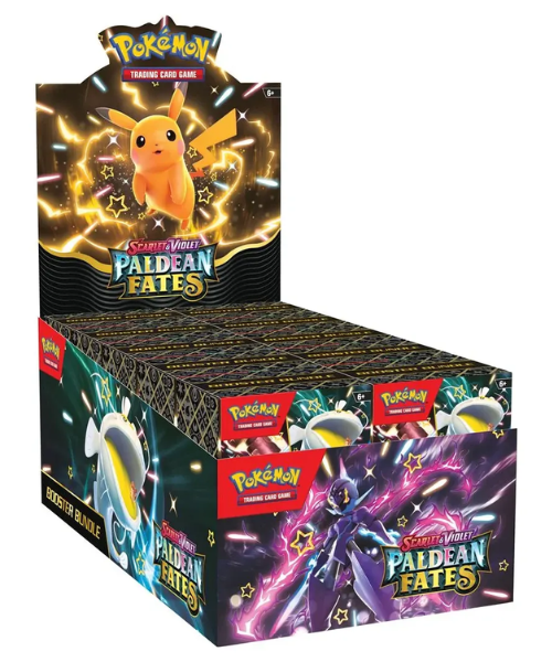 Pokémon TCG Scarlet & Violet Paldean Fates Booster Bundle Display