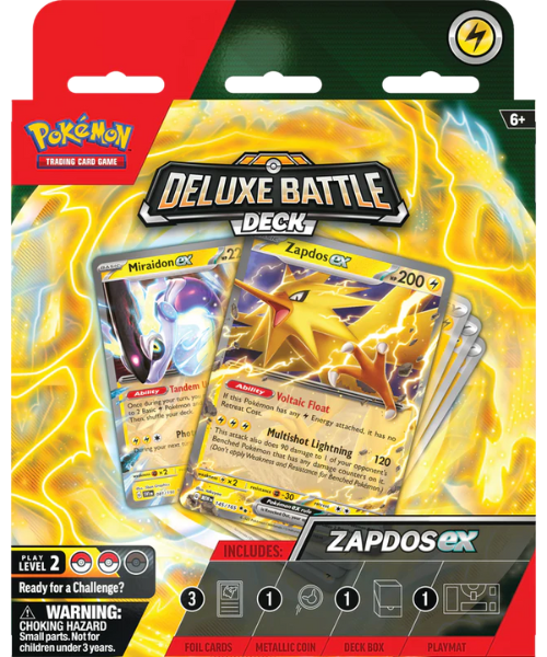 Pokemon TCG Deluxe Battle Deck Zapdos EX Level 2
