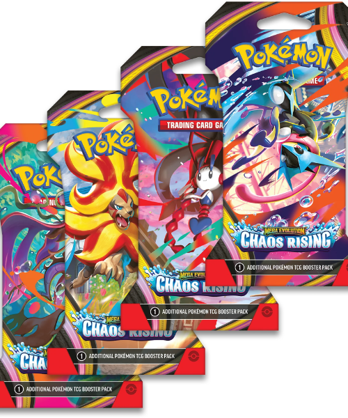 Pokémon TCG - Mega Evolution ME04 - Chaos Rising Sleeved Blister